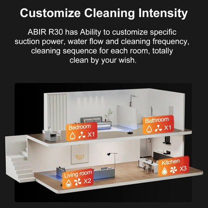 Multi-Floor Map, Customized Wet Dry Room Cleaning